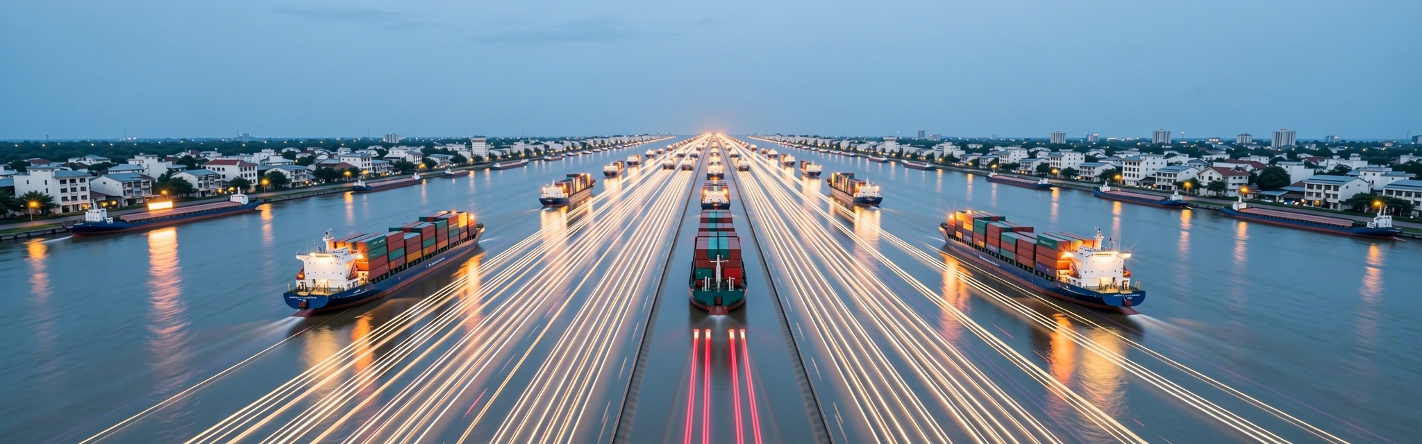 Regional data flow visual